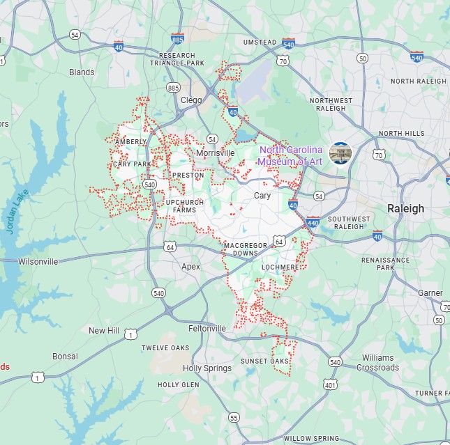 Cary service area